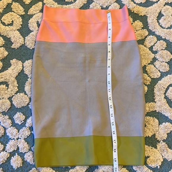 BCBG | bondage color-block skirt - Picture 4 of 7
